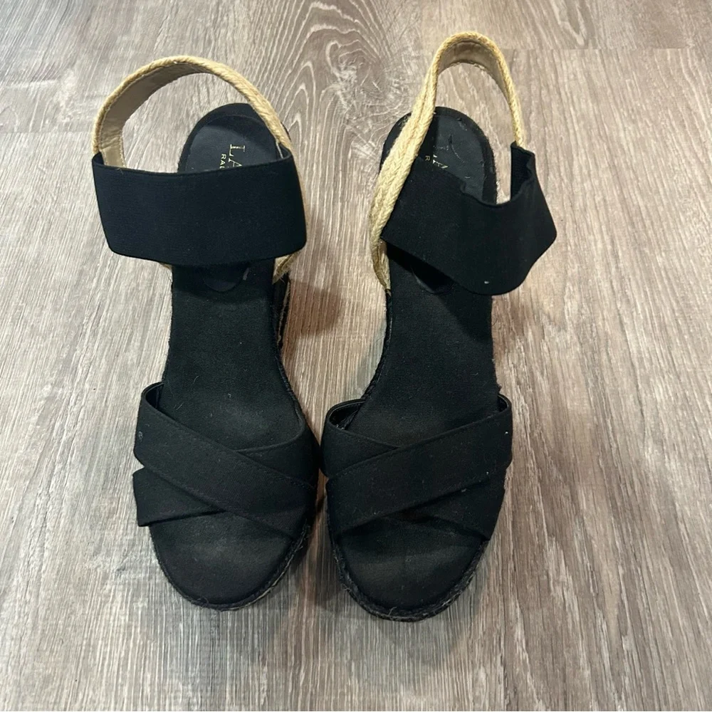 Lauren Ralph Lauren Women's Elena Espadrille Wedge Sandal Size 9